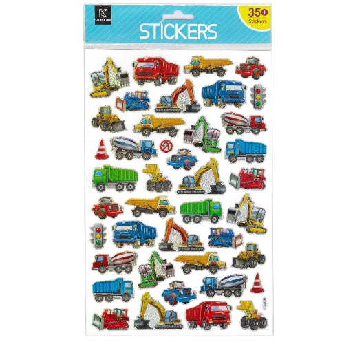 Heavy Machinery Stickers RRP $3.99