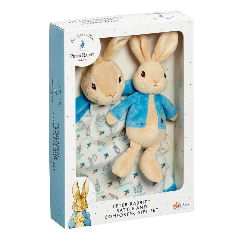 Peter Rabbit Rattle & Comforter Giftset