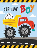"Trucks" Tag Birthday card