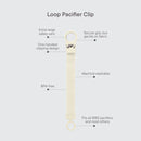BIBS Pacifier Clip Loop - Assort