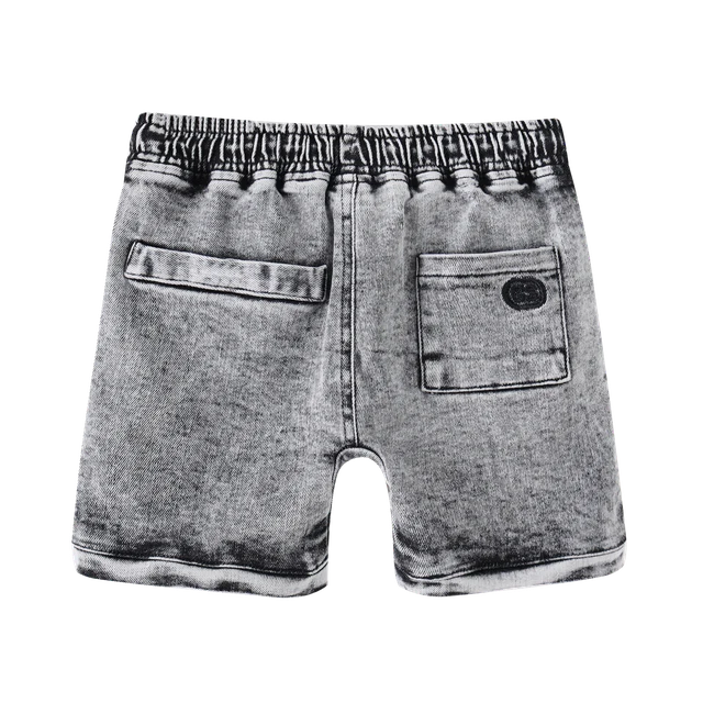 Cracked Soda | Parker CS Denim Pocket Shorts - Ash