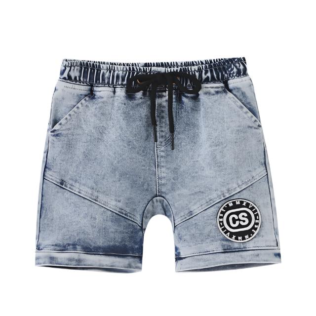 Cracked Soda | Parker CS Denim Pocket Shorts - Blue Baby 00-2