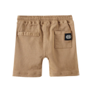 Cracked Soda | Parker Denim Pocket Baby Shorts Tan