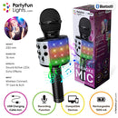 PartyFunLights Bluetooth Karaoke Microphone