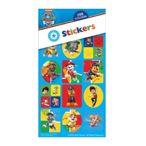 Paw Patrol Stickers 12 Sheets