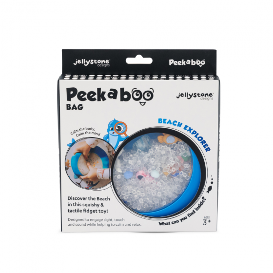 JELLYSTONE | PEEKABOO SENSORY BAG - BEACH