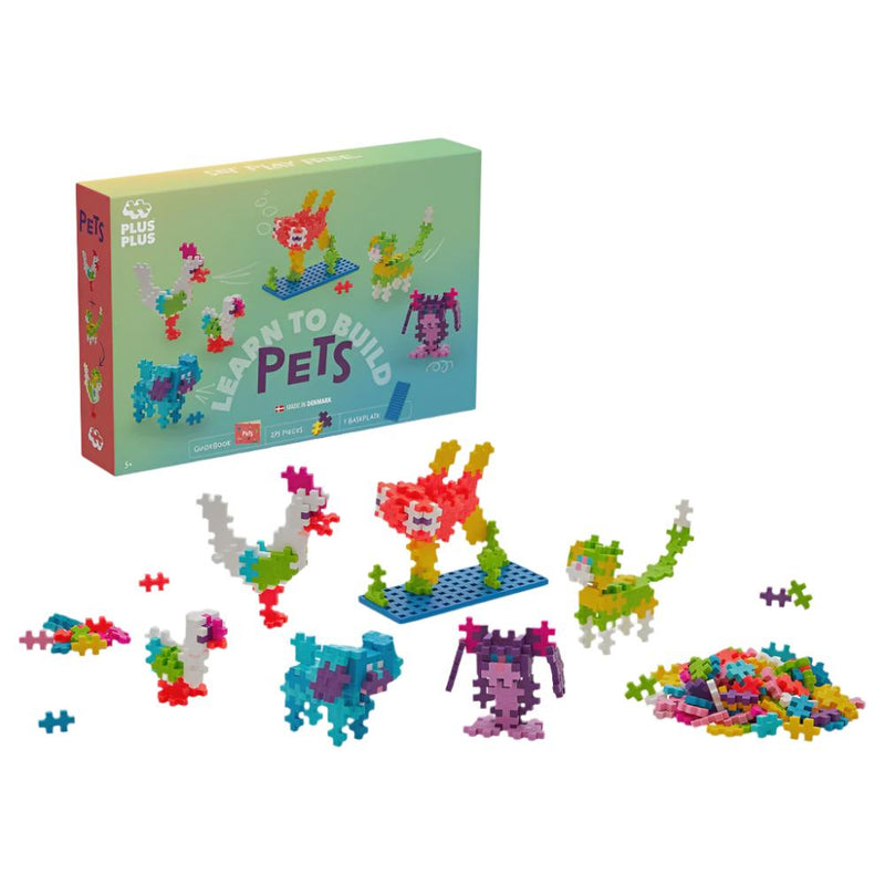 Plus Plus Learn To Build Pets - 275 pc Building Kit