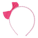 Korango | Gingham Headband with Bow - Asstd Colours
