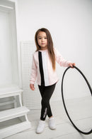 Cracked Soda |  Cleo Detailed Embossed Fleece Crew Pink