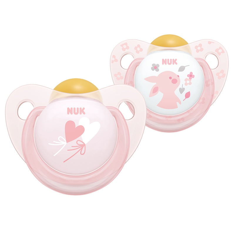 Nuk | Rose Latex Soothers assorted sizes