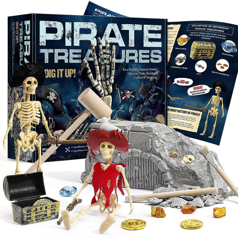 Excavation Kit - Dig it Up Pirate Treasures