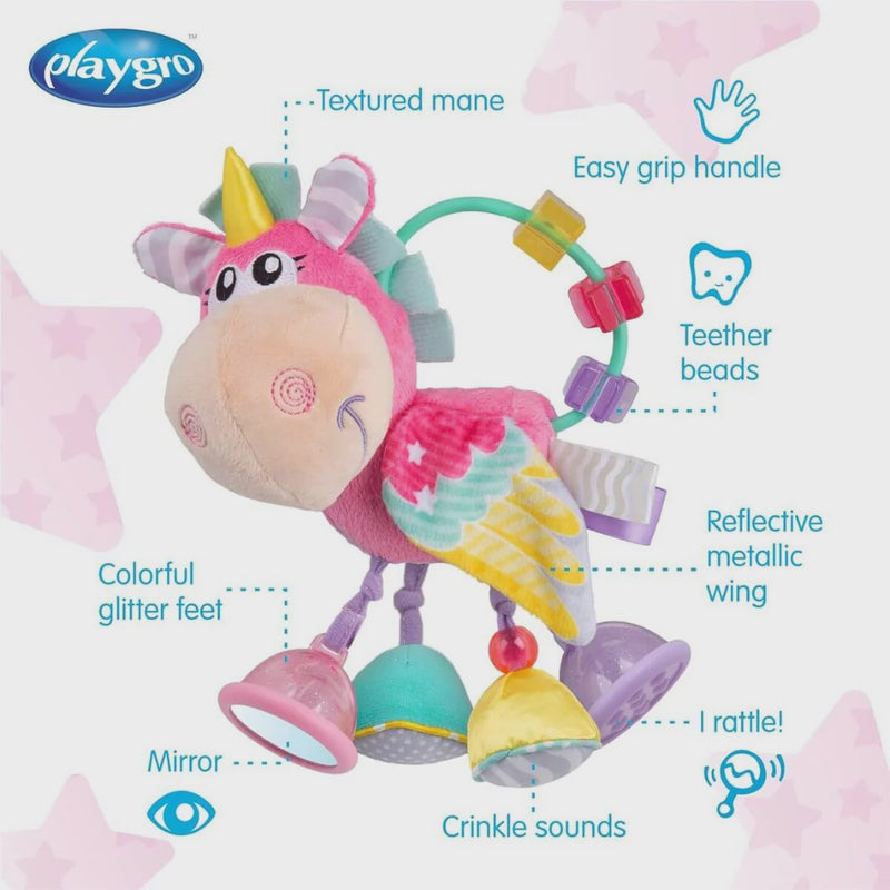 PlayGro | Unicorn Activity Rattle