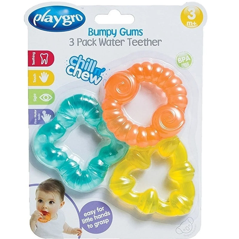 Playgro Bumpy Gums 3-pack Water Teethers