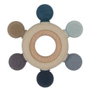 Living Textiles Multi-Surface Teething Wheel - Steel Blue