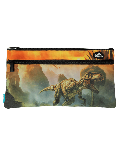 Spencil | Twin Zip Pencil Case - Jurassic Kingdom