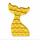 Pop It Bubble Fidget Toy - Yellow Mermaid Tail