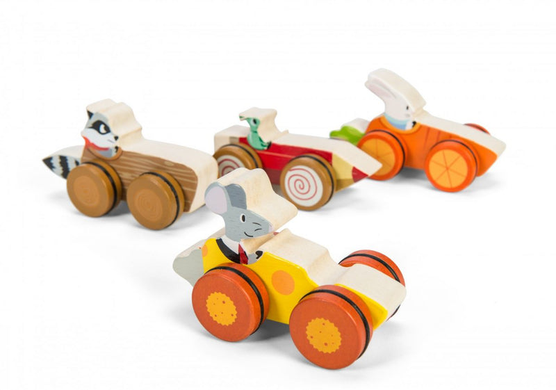 Push Along Woodland Race Car by Le Toy Van