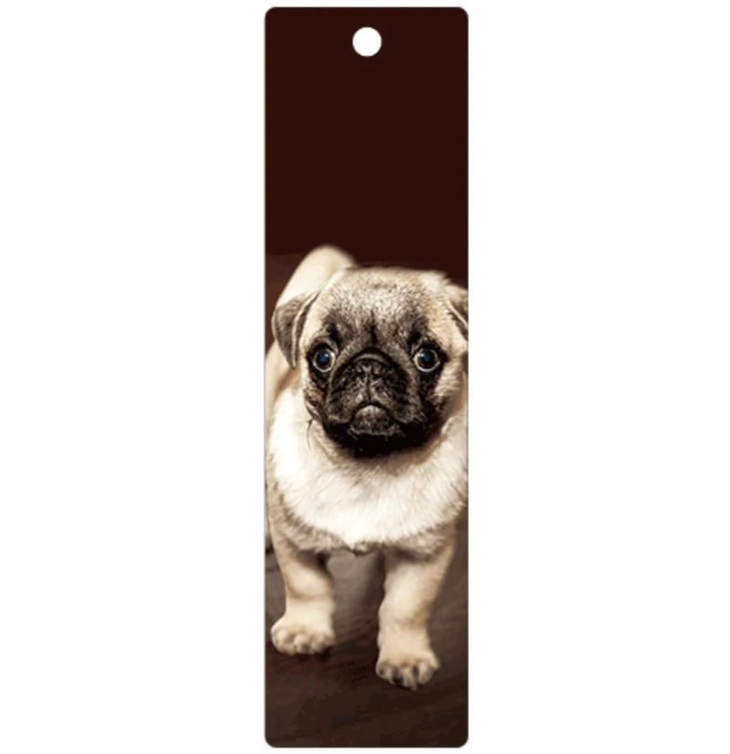 3D Bookmark- Pug