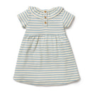 Wilson & Frenchy | Ruffle Blue Stripe Dress