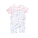 Imababywear | Baby Overalls & S/S Top Set - Flower Fairy