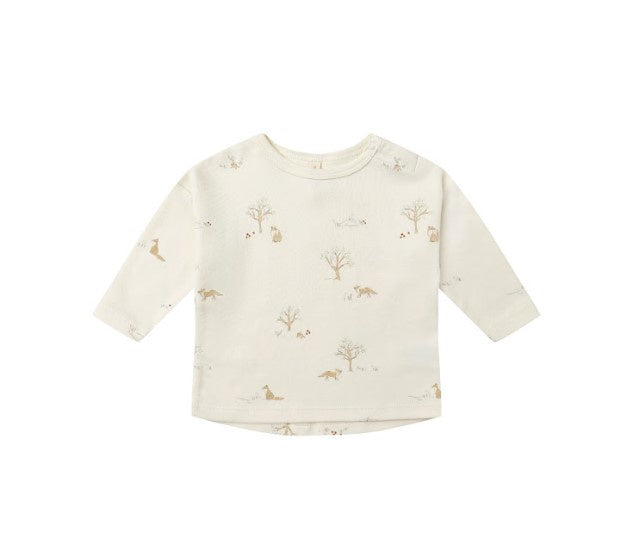 Quincy Mae | Long Sleeve Tee-Fox Land