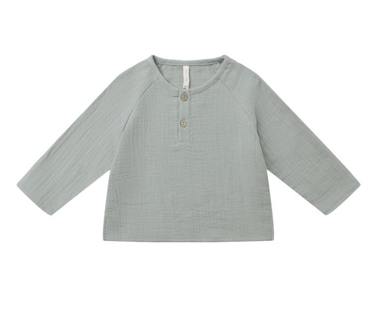 Quincy Mae | Zion Shirt-Basil