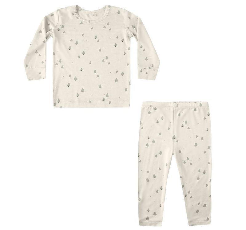 Quincy Mae | Bamboo Pyjama Set-Trees