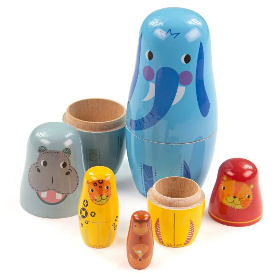 Tildo  Jungle Animal Russian Dolls