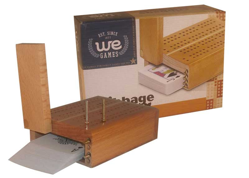 Dal Rossi Italy | Travel Cribbage, 2 track wood