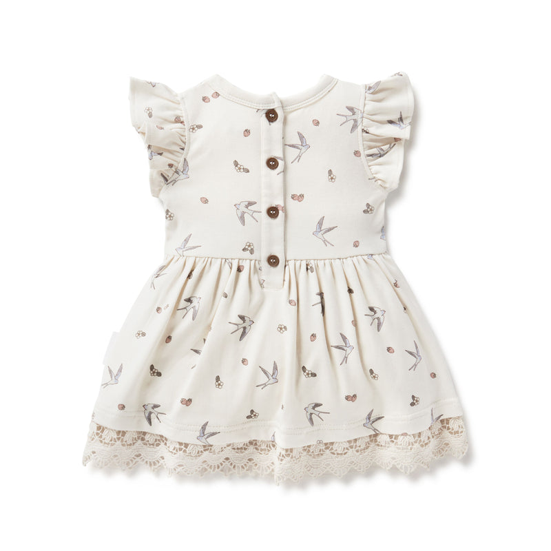 Aster & Oak | Swallow Lace Ruffle Dress