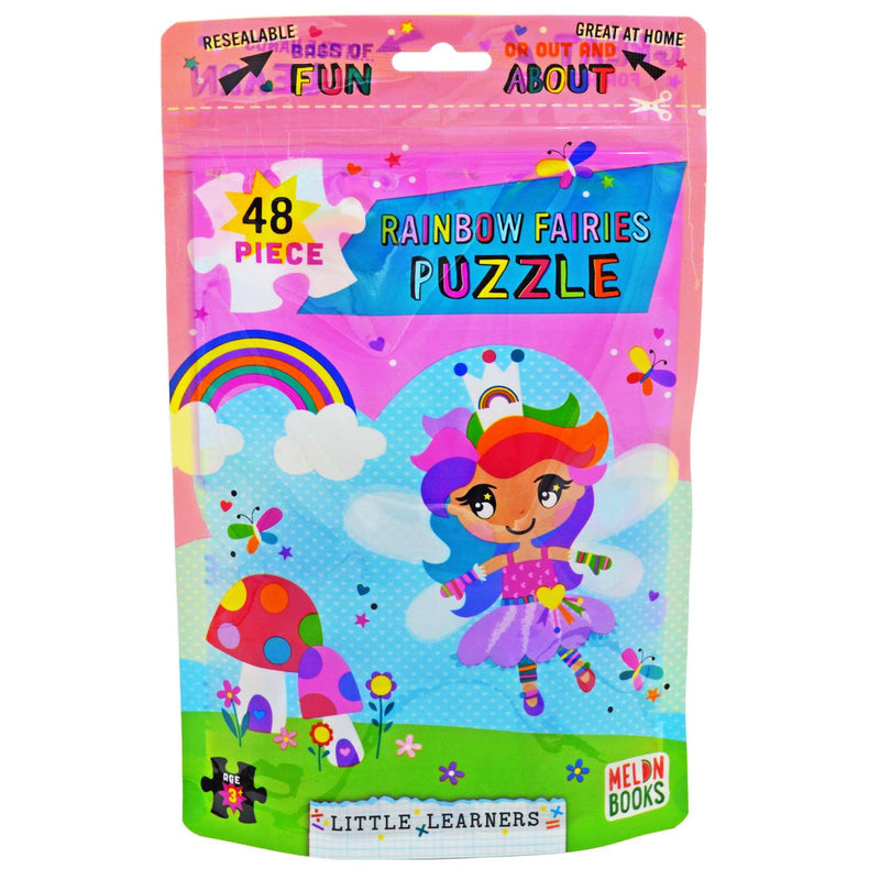 Rainbow Fairies 48-Piece Jigsaw Puzzle In Pouch