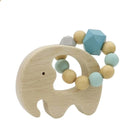 Toyslink Wooden Animal Bead Rattle
