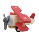 Wooden Pull Back Classic Plane