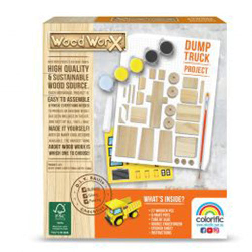 Wood Worx Model Paint Kit - Dump Truck RRP $44.99