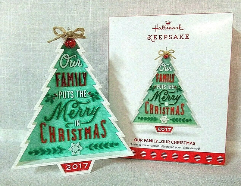 Our Family puts the Merry In Christmas Hallmark 2017