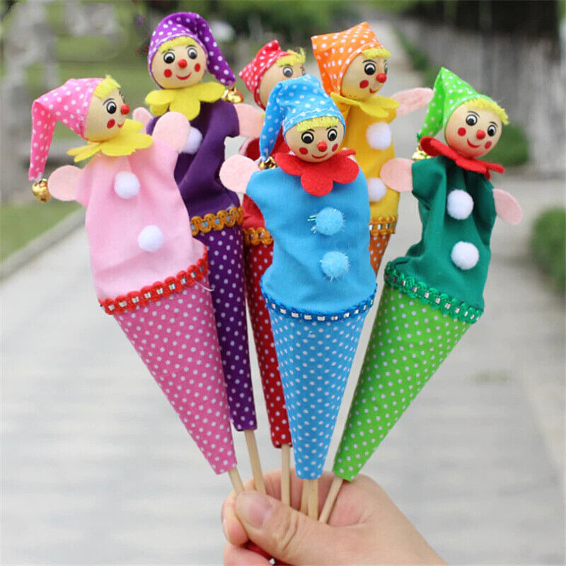 1Pcs Hand Puppet telescopic stick doll  (Assorted )
