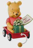 Hallmark | Baby's First Christmas Winnie The Pooh Wagon Keepsake Ornament 2019