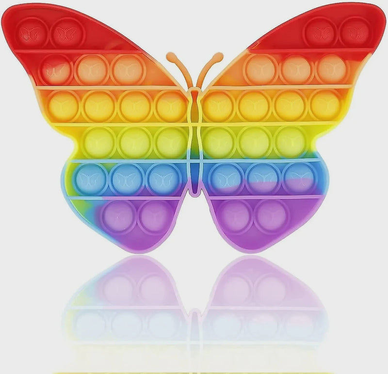 Fidget Popit Butterfly Rainbow RRP $8.99