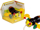 KOBBA Pull-Along Colourful Wood Wooden Kiwi Bee