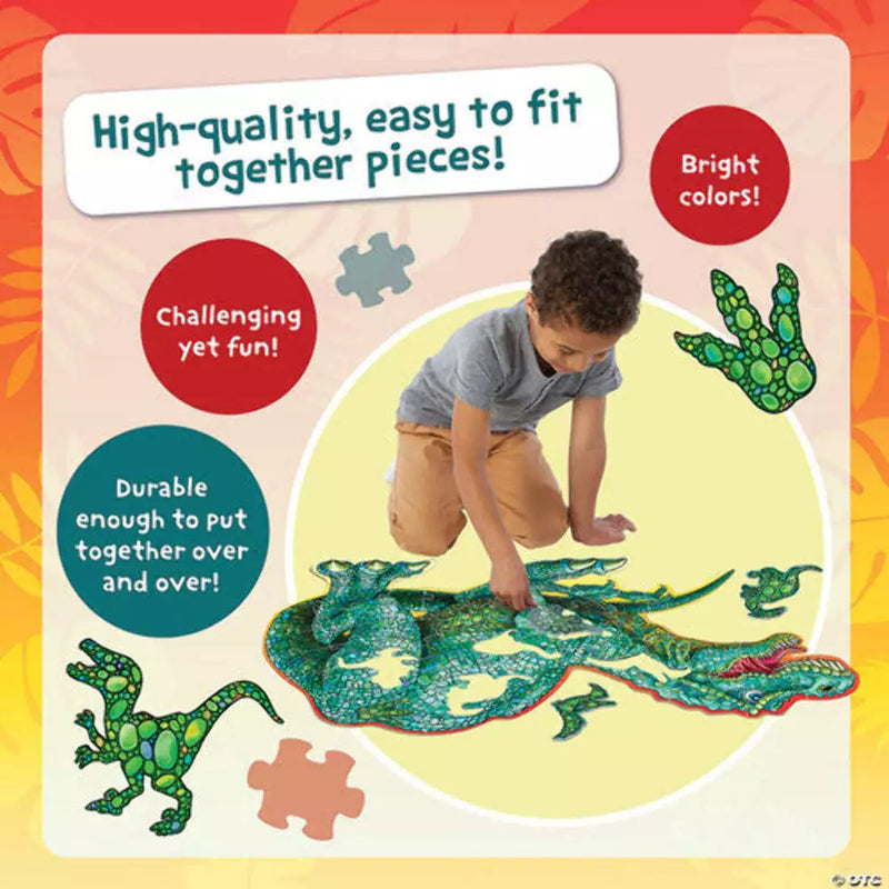 Peaceable kingdom | Floor Puzzle Dinosaur 51 Pieces