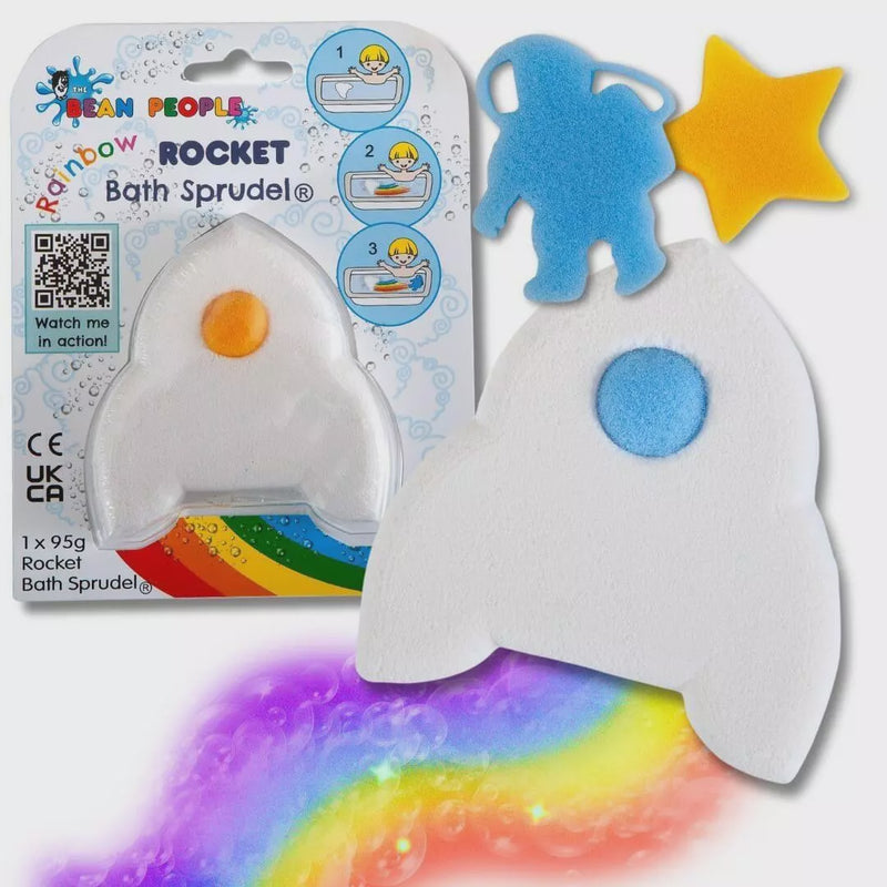 Children's Surprise Rainbow Rocket Bath Bomb