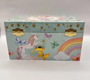 Rainbow Unicorn Musical Jewellry Box Follow Your Dreams