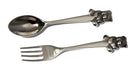 Silver Bear Spoon & Fork Set