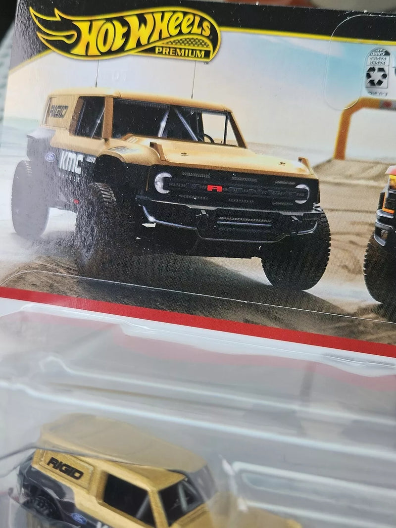 Hot Wheels Premium 2 Pack FORD BRONCO R ’17 FORD F-150 RAPTOR