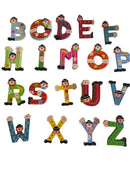 Wooden  Colourful Clown Letters A-Z Asst