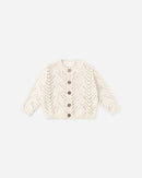 Quincy Mae | Knit cardigan - Natural