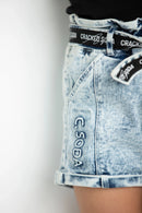 Cracked Soda | Sadie Denim Short - Blue