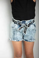 Cracked Soda | Sadie Denim Short - Blue