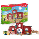 Schleich | Red Barn with Animals & Accessories