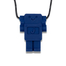 Robot Pendant - School Blue  Sensory Chew